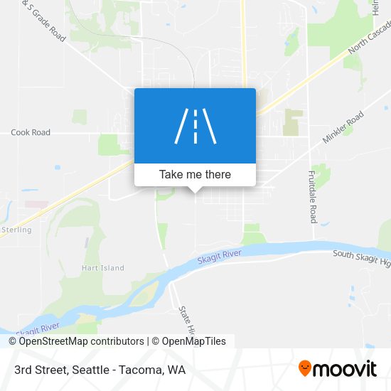 3rd Street map