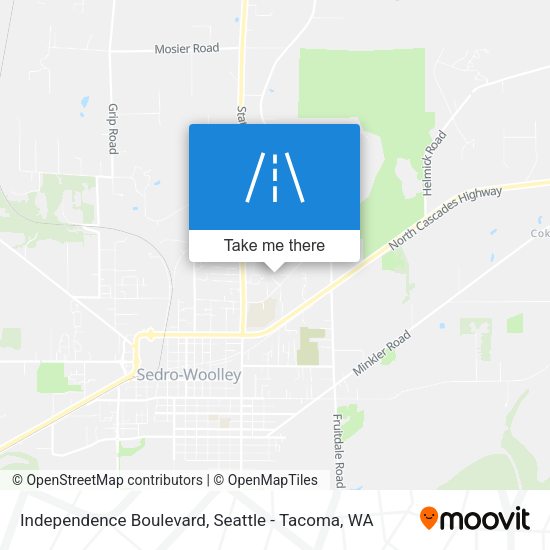 Mapa de Independence Boulevard