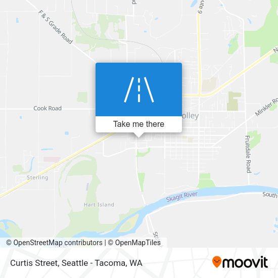 Curtis Street map