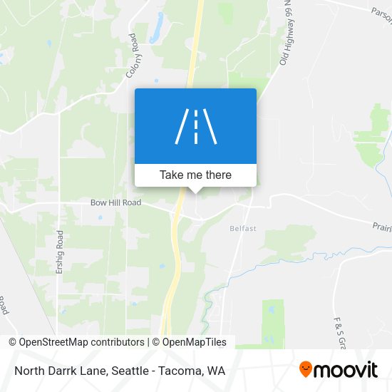 North Darrk Lane map