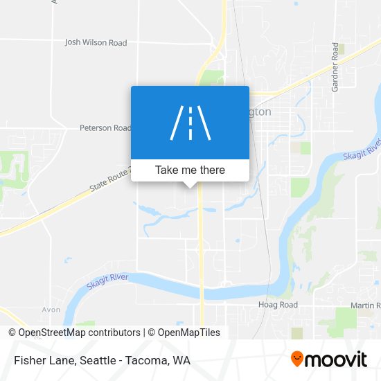 Fisher Lane map