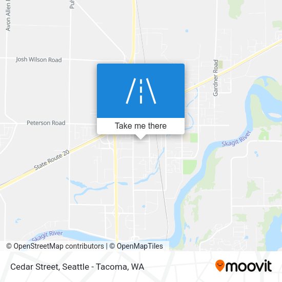 Mapa de Cedar Street