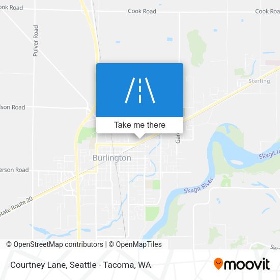 Courtney Lane map