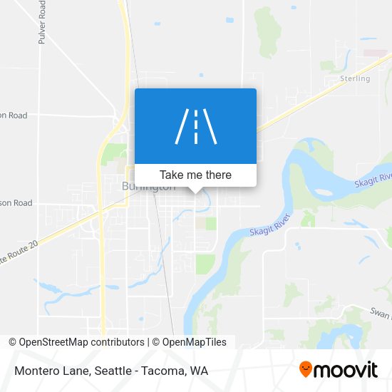 Mapa de Montero Lane