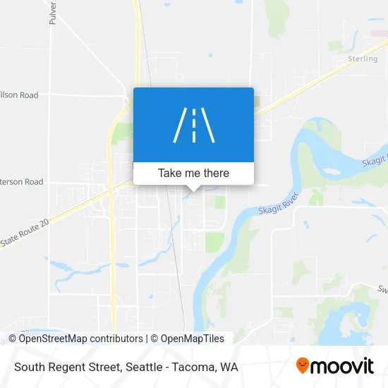 South Regent Street map
