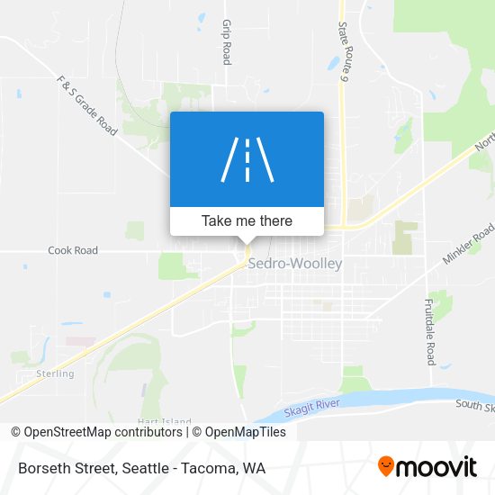 Mapa de Borseth Street