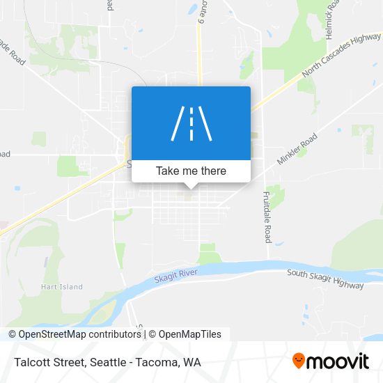 Talcott Street map