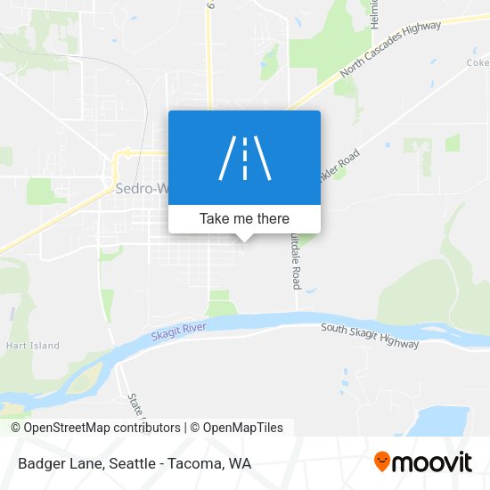 Mapa de Badger Lane