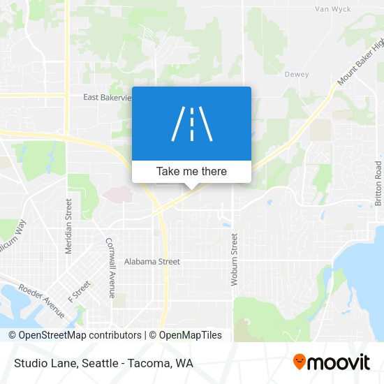 Studio Lane map