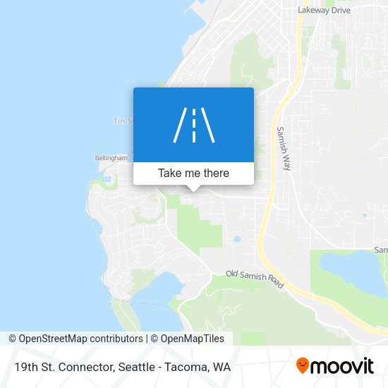 Mapa de 19th St. Connector