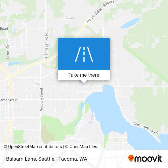Mapa de Balsam Lane