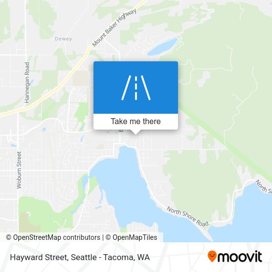 Hayward Street map