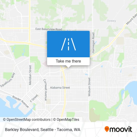 Barkley Boulevard map