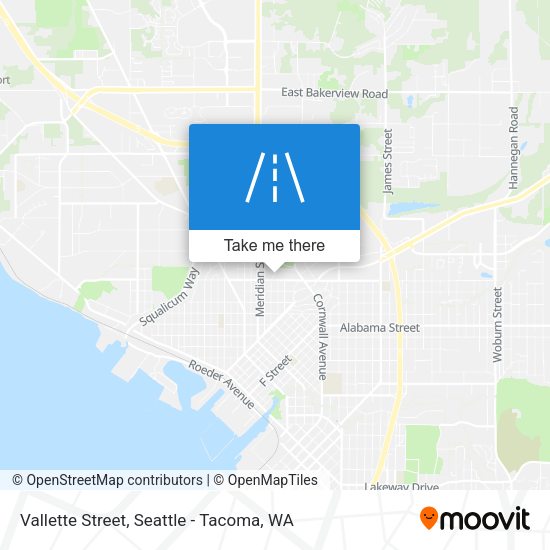 Vallette Street map