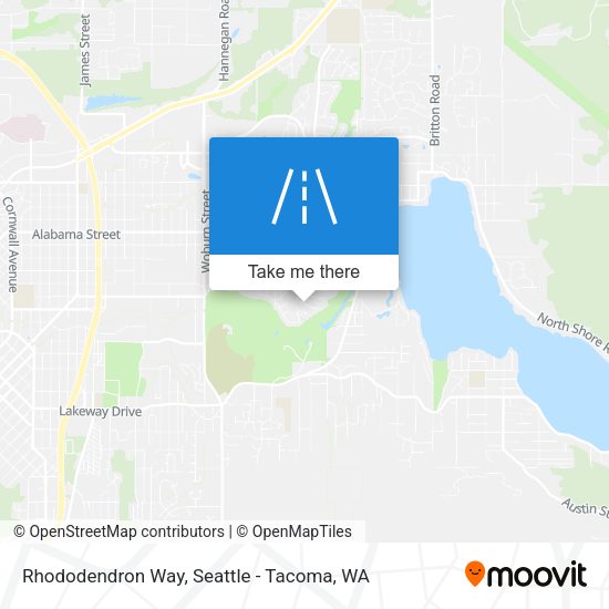 Mapa de Rhododendron Way