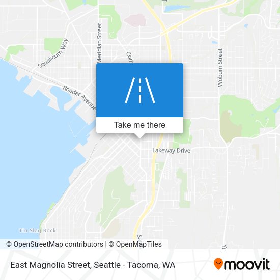 East Magnolia Street map