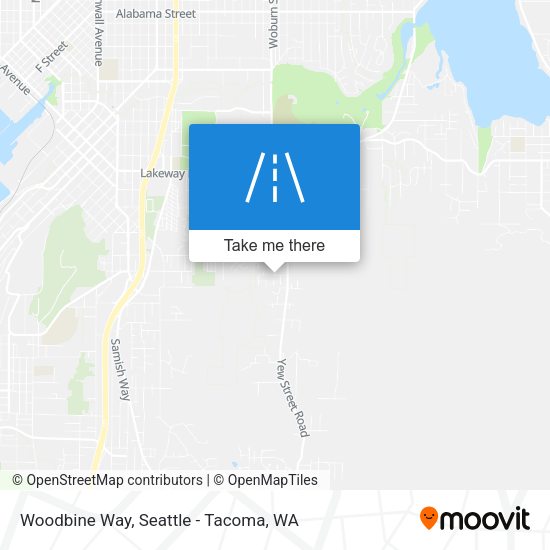 Mapa de Woodbine Way