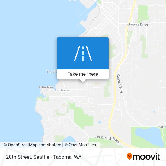 Mapa de 20th Street