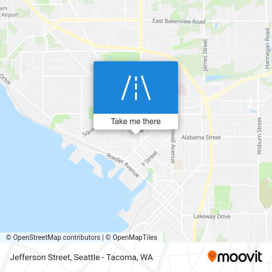 Jefferson Street map