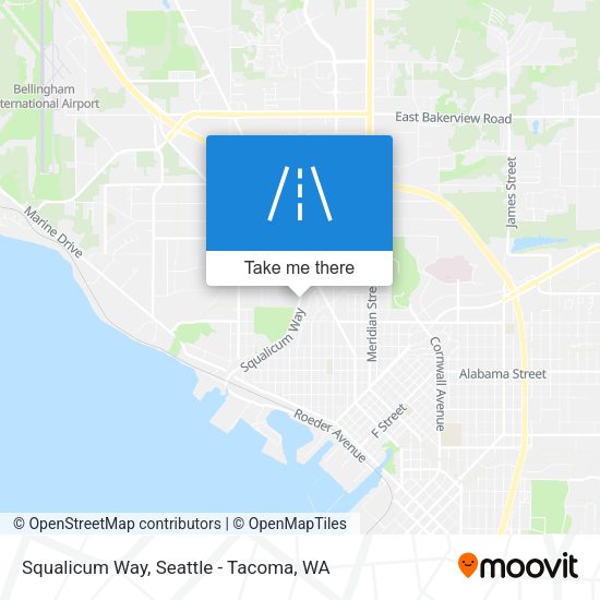 Squalicum Way map