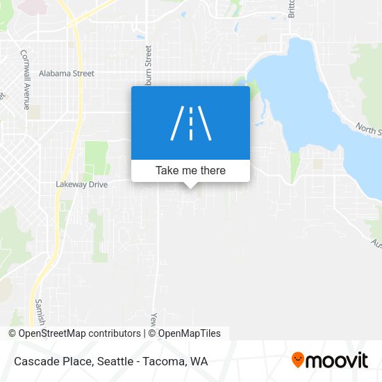 Cascade Place map