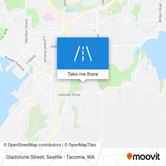 Gladstone Street map