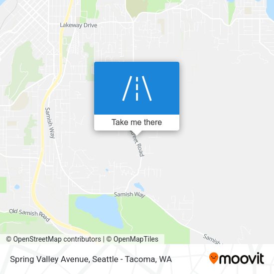 Spring Valley Avenue map