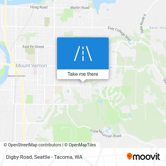 Mapa de Digby Road