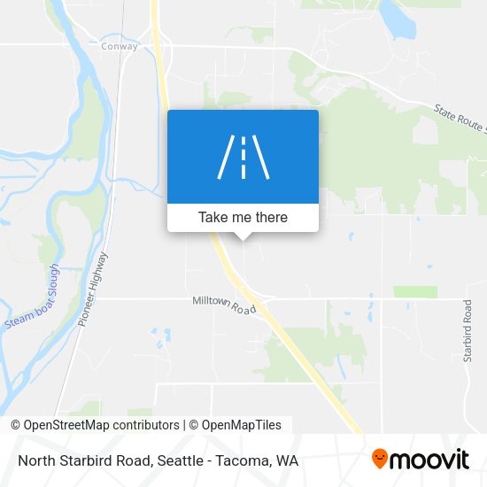 North Starbird Road map