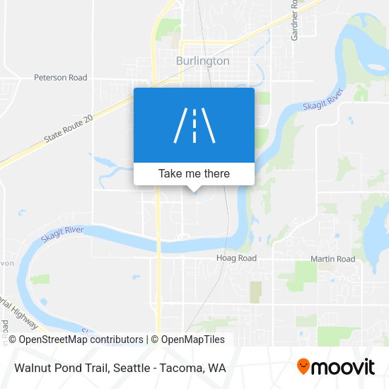 Walnut Pond Trail map