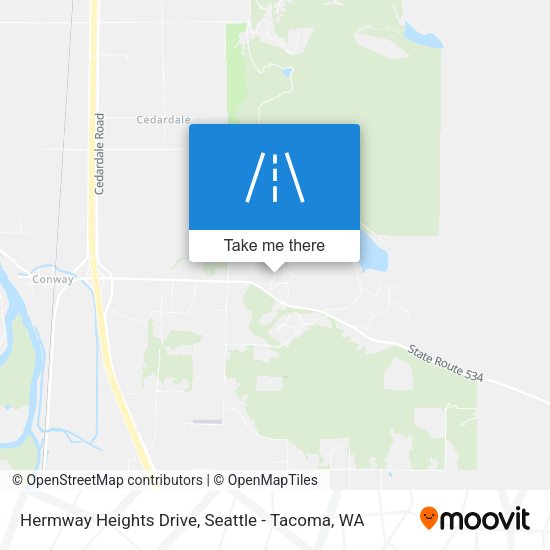 Hermway Heights Drive map