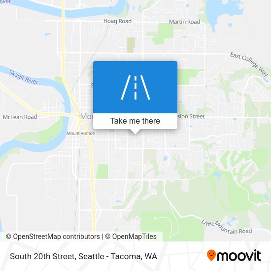 Mapa de South 20th Street
