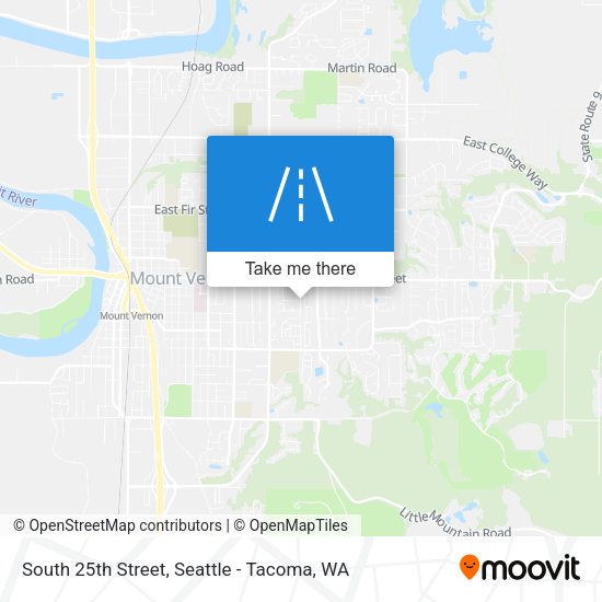 Mapa de South 25th Street