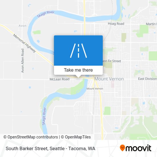 South Barker Street map