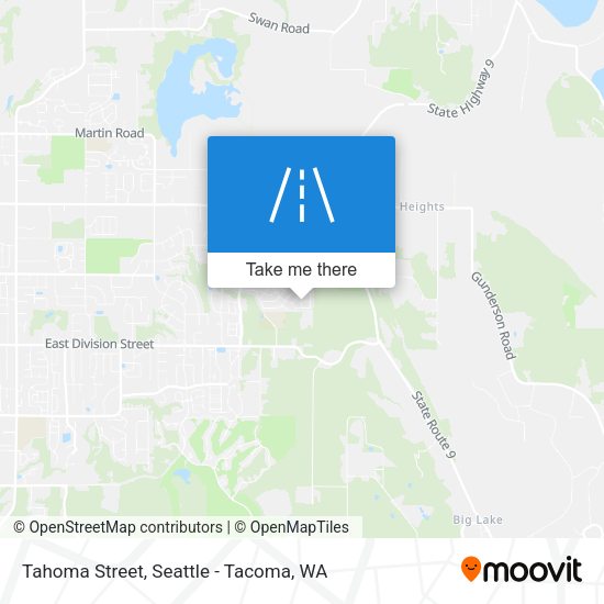 Mapa de Tahoma Street