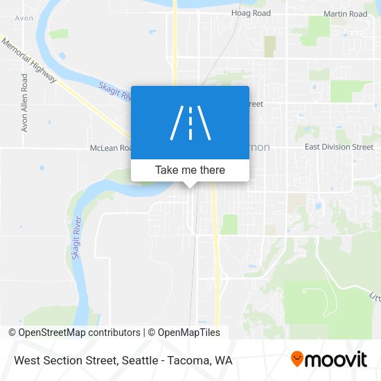 West Section Street map