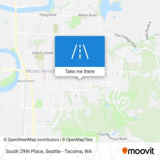Mapa de South 29th Place