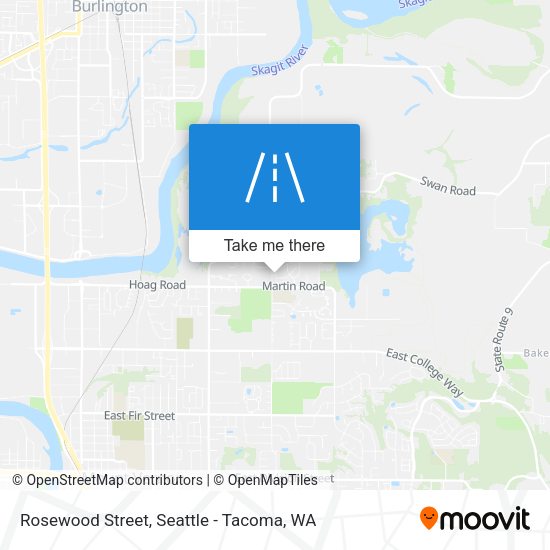 Mapa de Rosewood Street