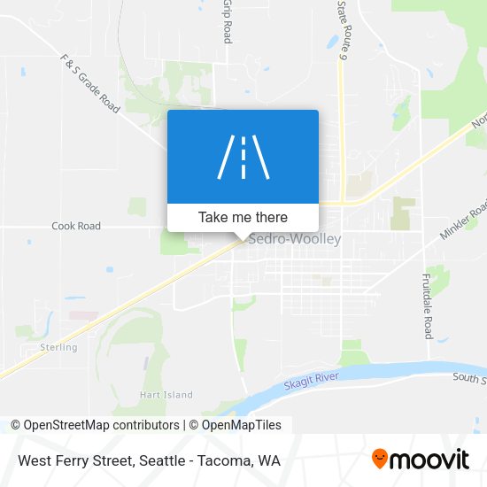 Mapa de West Ferry Street