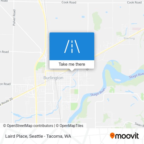 Laird Place map