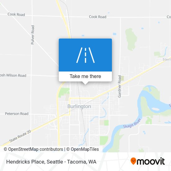 Hendricks Place map