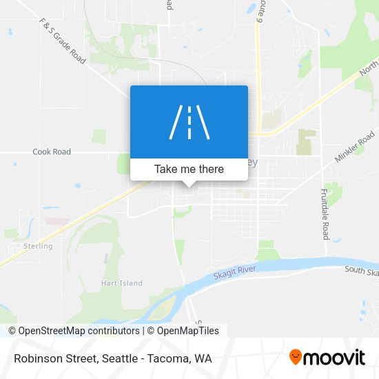 Mapa de Robinson Street