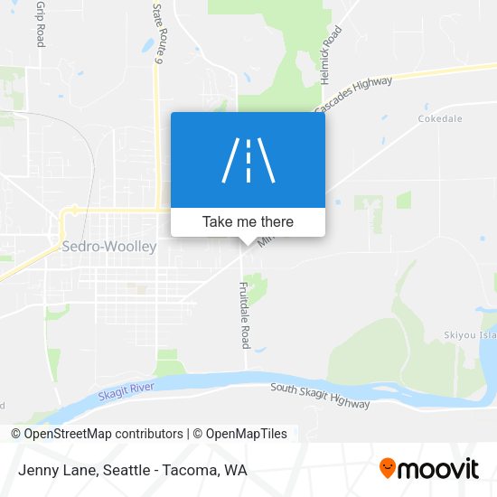 Jenny Lane map