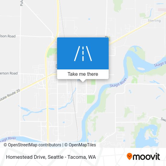 Homestead Drive map