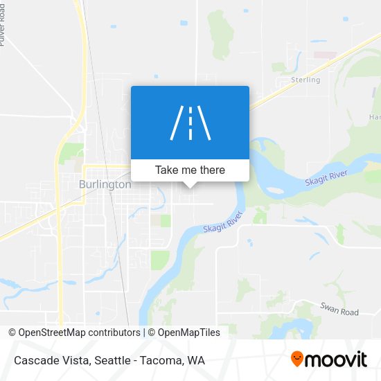 Cascade Vista map