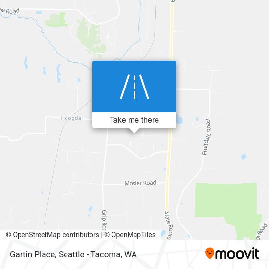 Gartin Place map