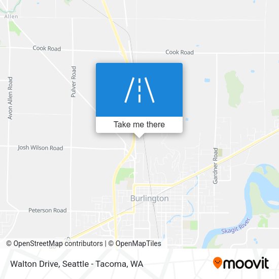 Walton Drive map