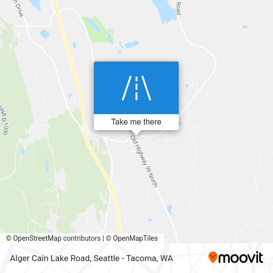 Mapa de Alger Cain Lake Road
