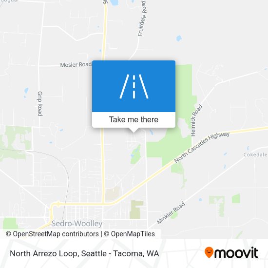 North Arrezo Loop map