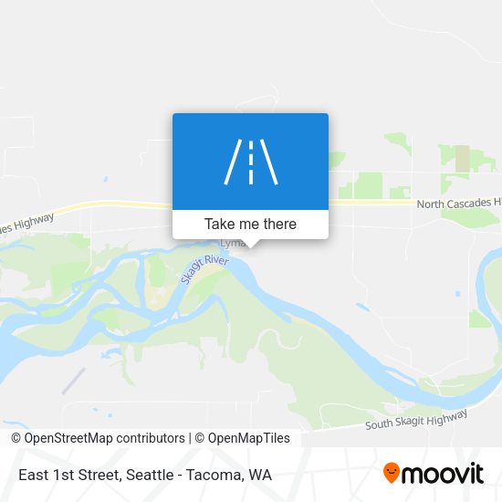Mapa de East 1st Street